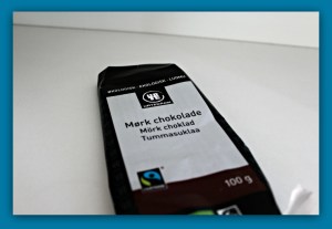 mørk chokolade uden mælk