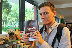 Brownies! Jeg købte en masse ting, men ingen brownies, dem klarer jeg selv.