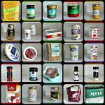 Collage over veganske produkter i guiden.