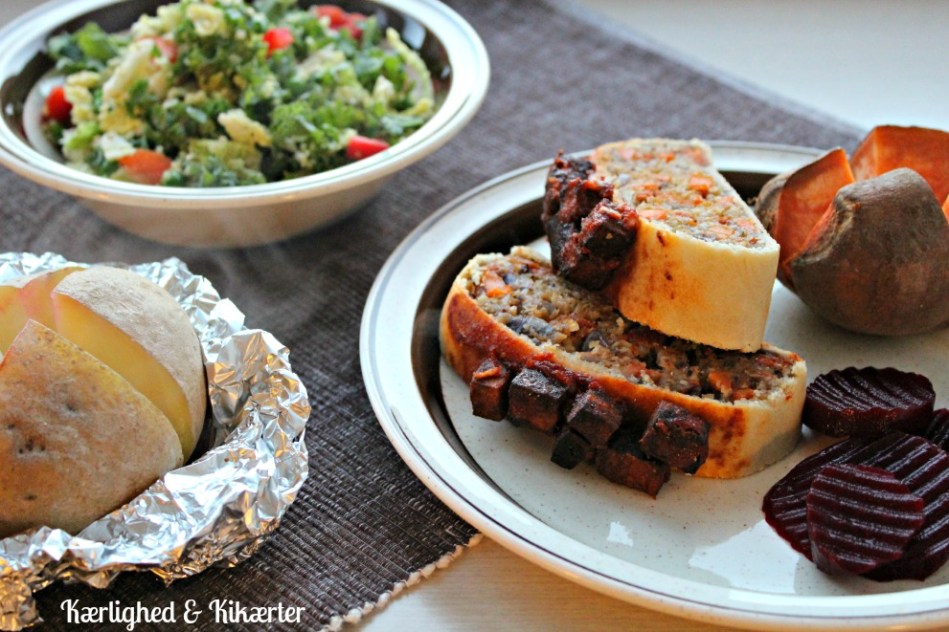 vegansk flæskesteg, bacon