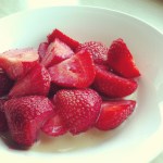 Jordbær med plantemælk