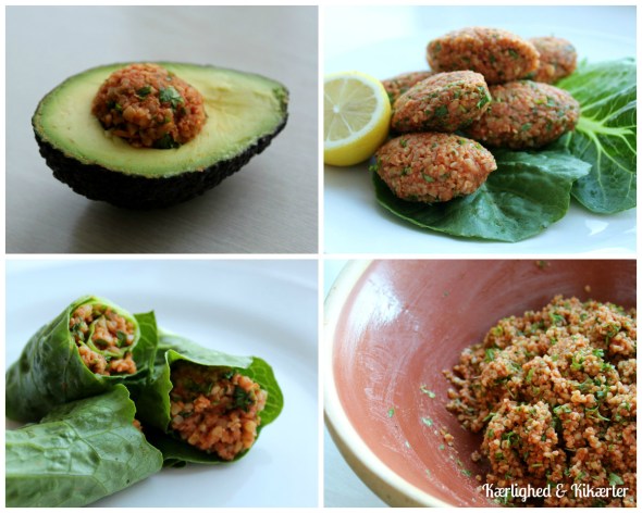 Bulgur, tomat, persille, wrap, rulle