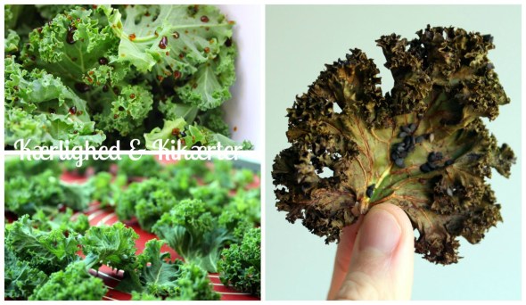 lækre, sunde chips med grønkål