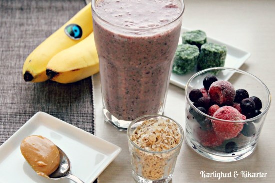 Smoothie til morgenmad, sund