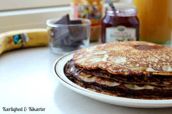 pandekager, brunch, uden mælk, uden æg