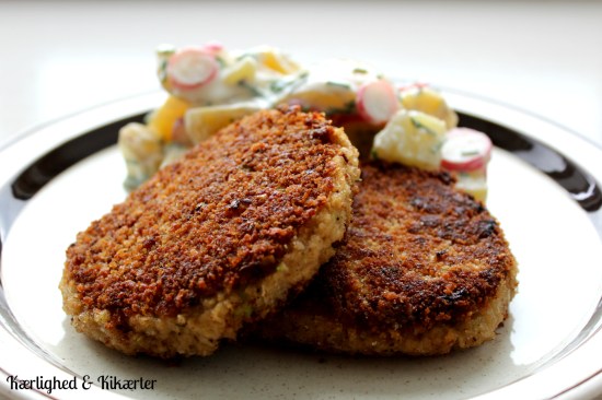 karbonader og kartoffelsalat