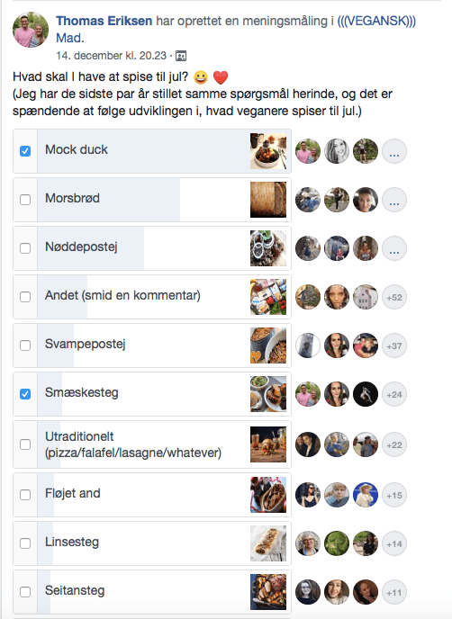 vegansk julemad, mock duck, jul, veganer