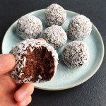 sunde romkugler, trøfler, veganske